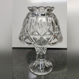 Rare Anna Hutte Bleikristall Crystal Fairy Lamp